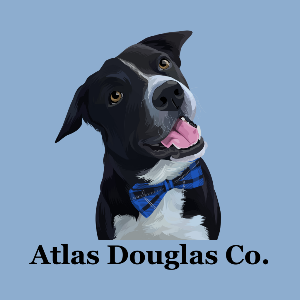 Atlas Douglas Co., Canine Engagement Officer. One of our many projects that is being used to support our mission.