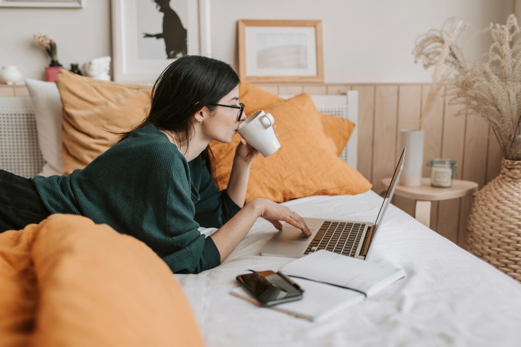 A freelancer working remotely, assisting us with one of the projects that is contributing towards our mission.